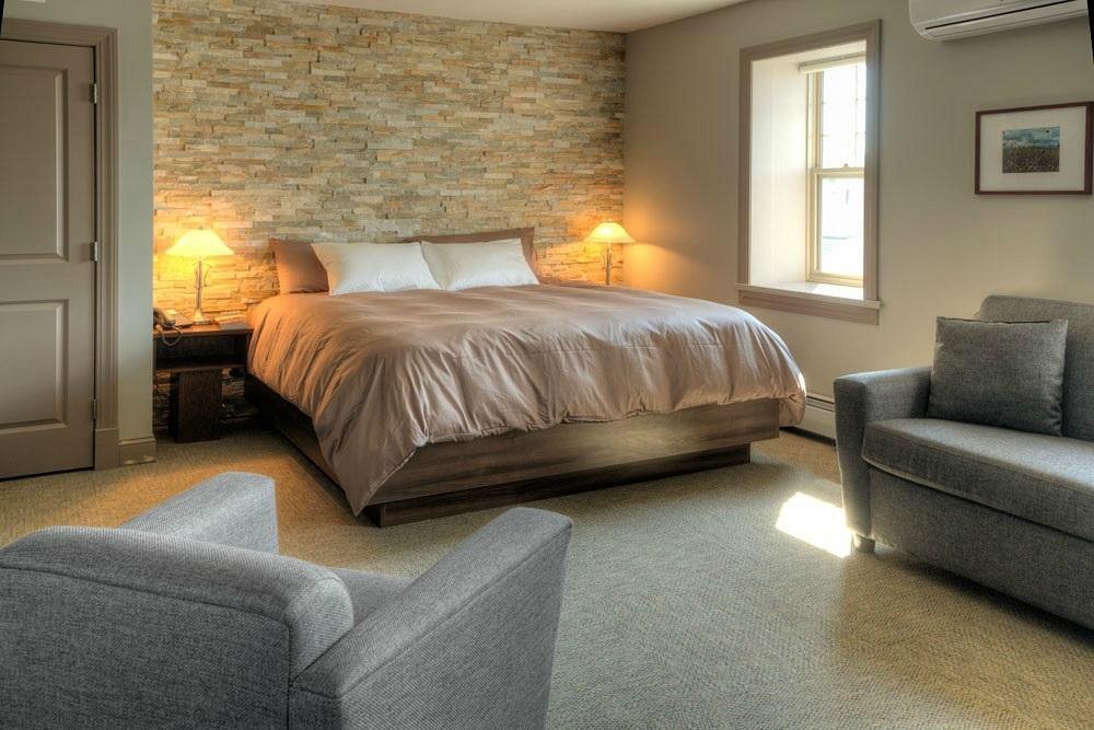 bed in a suite at the inn of acadia, Maine